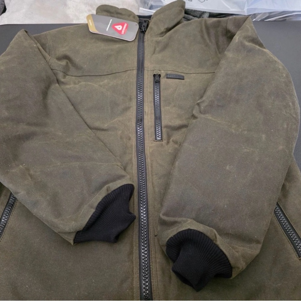 NWT - Filson Tin Cloth Primaloft Jacket Otter Green Men's Medium